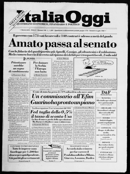 Italia oggi : quotidiano di economia finanza e politica